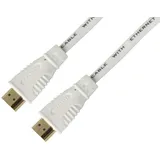 TECHLY HDMI-Kabel 0,5 m Weiß