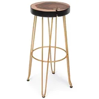 BIZZOTTO Barhocker Rakel aus Mungurholz, Gold