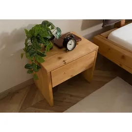 MASSIVMOEBEL24.DE Nachtschrank FICHTELBERG 50 x 35 x 46 cm Beige
