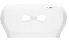 CWS Clear plus Midi-Toilettenpapierspender, weiß 1701670 , Farbe: weiß