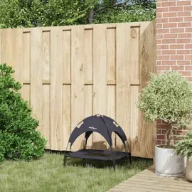 vidaXL Hundekorb vidaXL S 80 x 60 cm schwarz