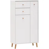 Schildmeyer Highboard 60,2 x 103,4 x 33,05 cm Weiß