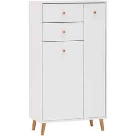 Schildmeyer Highboard 60,2 x 103,4 x 33,05 cm Weiß