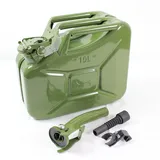 Baumarktplus Benzinkanister Metall 10 l Oliv