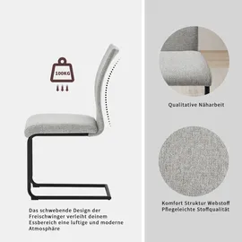 otto home Essgruppe »Stevian« Set, Ausziehbarer Esstisch + Bank + 2 Stühle, 4 Stk. tlg.