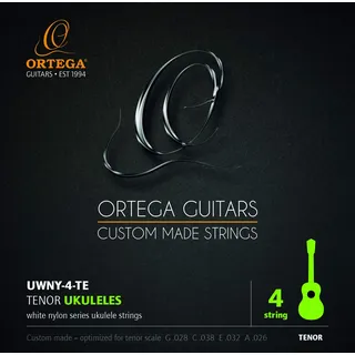 Ortega Guitars Saiten - für Tenor-Ukulelen (UWNY-4-TE)