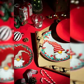 Excelsa Holly Gnomo Tafelservice 18-tlg. bunt