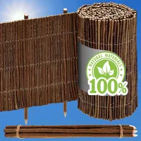 urfence Beeteinfassung 300 x 40 cm 3 Stück braun