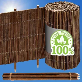 urfence Beeteinfassung 300 x 40 cm 3 Stück braun