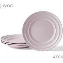 JIWOO Frühstücksteller Ø21 cm lila 4er Set