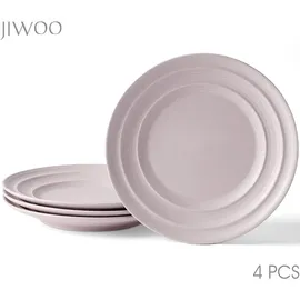 JIWOO Frühstücksteller Ø21 cm lila 4er Set