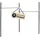 Hudora Turnreck Fabian Standard/Pro - einfache/doppelte Turnstange für Kinder & Erwachsene - 4-Fach höhenverstellbare Gymnastikstange - belastbare Outdoor-Fitnessstange für bis zu 100kg