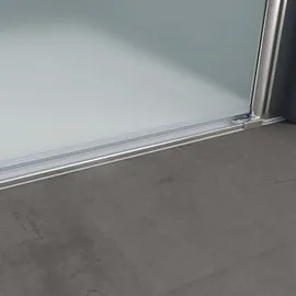 SoGood doporro Duschtür Nischentür dusche Duschabtrennung Duschkabine 80cm Nischendrehtür 195cm ESG-Sicherheitsglas satiniert Drehtür mit Hebe- und Senkmechanismus Teramo24vs