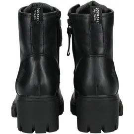 Dockers by Gerli Schnürboots in Schwarz/Schwarz - schwarz 41