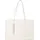 Valentino Wall Re Shopping Bag Schultertasche Kunstleder Beige/Weiß