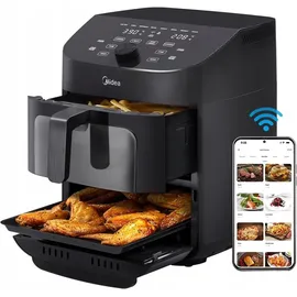 Midea Heißluftfritteuse MAD1100DADK schwarz