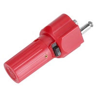 Haofy Grillmotor Grillrotatormotor, DC-batteriebetriebener Grillmotor, geräuscharm und energiearm, 1,5 V rot