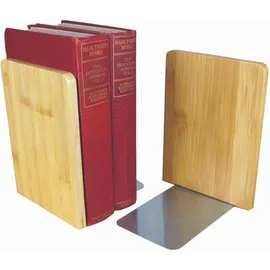 Bookchair MyLibrary Buchstützen 2er-Set – Holz & Edelstahl
