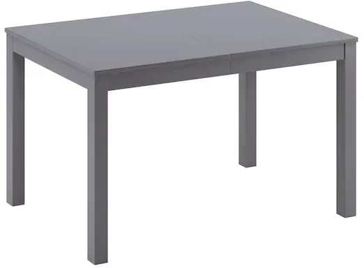 Stones Traffic - Ausziehbarer Tisch (130/210 x 80 cm) aus dunkelgrauem Melamin