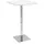 miliboo Bartisch quadratisch 80 x 80 x 110 cm Weiß