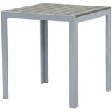 Gardissimo FIRE SOUL Nonwood Alu-Gartentisch Gartenmöbel 70x70cm silber