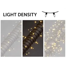 VELLEMAN Atria LED Lichterkette 18 m Warmweiß