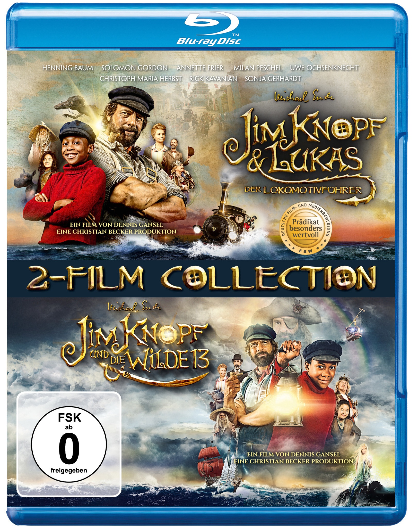 Jim Knopf & Lukas Der Lokomotivführer + Jim Knopf Und Die Wilde 13 (Blu-ray)