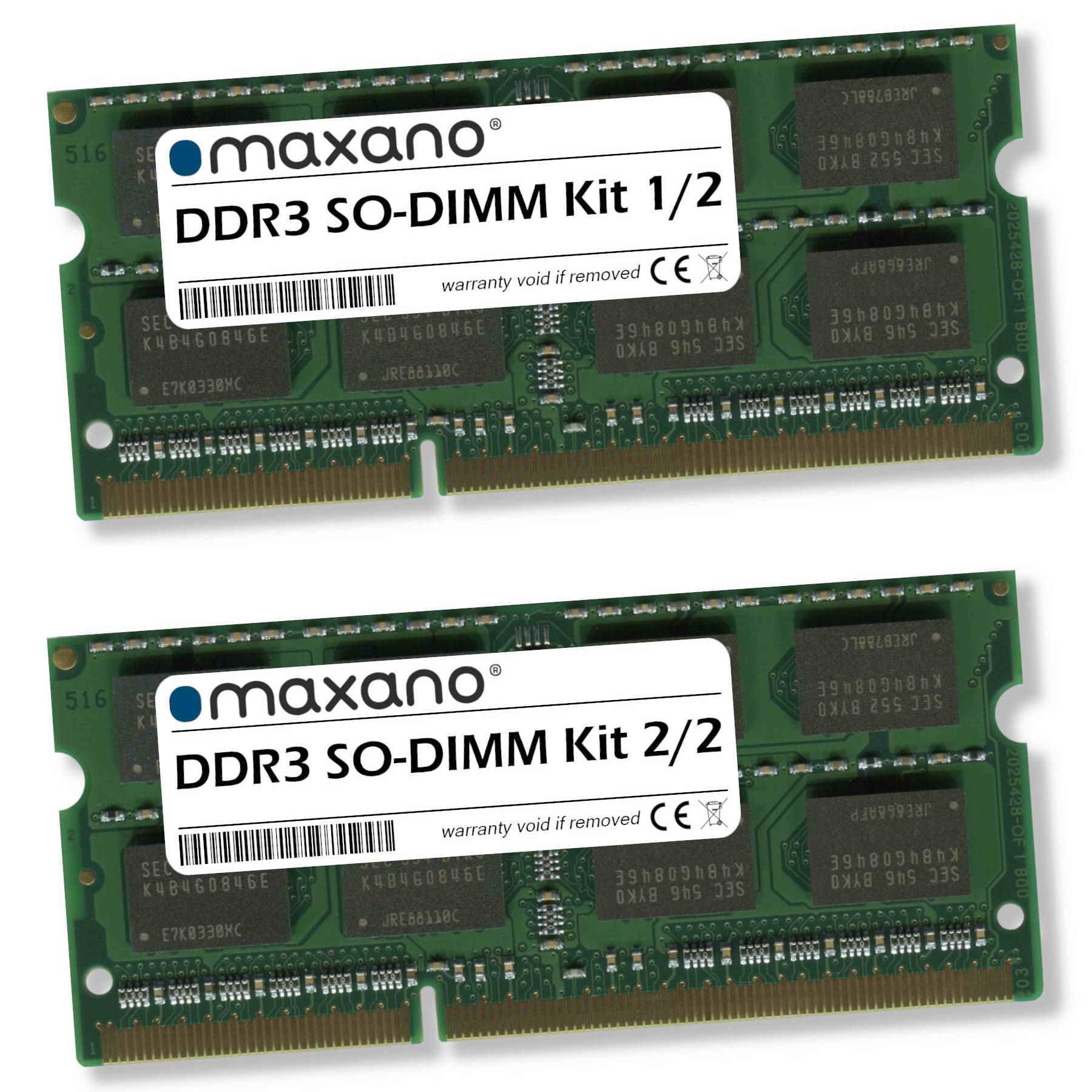 Maxano 16GB Kit 2X 8GB RAM kompatibel mit Apple Mac Mini 5,1 (PC3-10600 SO-DIMM Arbeitsspeicher)