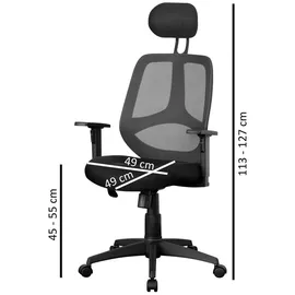 KADIMA DESIGN Stoffbezug Schwarz