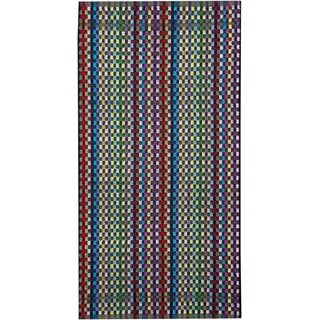 Kracht 3er Pack Baumwoll Frottier Grubenhandtuch Restgarn 45x90 cm - bunt