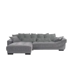 pop Ecksofa Zweifarbig Diwan III , grau , Maße (cm): B: 333 H: 90 T: 202