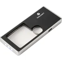 TOOLCRAFT TO-10283190 Handlupe mit LED-Beleuchtung Vergrößerungsfaktor: 3 x, 10 x Linsengröße: (Ø)