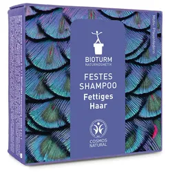 Festes Shampoo fett. Haar