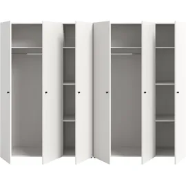 Home Affaire Kleiderschrank BILLINGS 240 x 176 x 51 cm Weiß