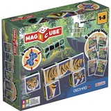 Geomag Magicube 145 - Jungle animals - 6 Magnetwürfel für Konstruktionen