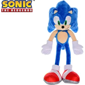 Sega Sonic 2 Sonic Plüschtier 30 cm Blau/Rot