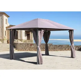 Quick Star Ersatzdach für Pavillon 3x4 m 3,97 x 2,97 m Braun