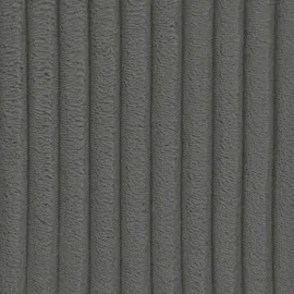 vidaXL Sessel Hellgrau Cord 1 x 1 x 1 cm Grau mit Rollen