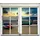 Queence Wandsticker QUEENCE "Boote am Strand", bunt, B:40cm H:60cm T:0,1cm, Wandtattoos, Wandsticker, Wandbild, selbstklebend, 3D, Fenster