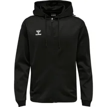 hummel Core XK Poly (Reißverschluss) Hood Kapuzensweater, schwarz S