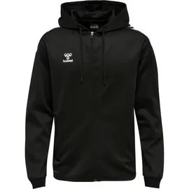 hummel Core XK Poly (Reißverschluss) Hood Kapuzensweater, schwarz S