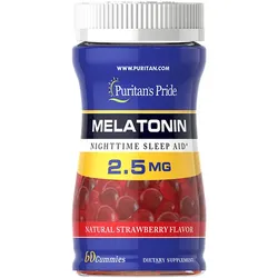 Melatonin 2,5 mg 60 Gummibärchen Erdbeergeschmack
