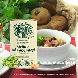 metzger-meyer Fertiggericht Grüne Bohneneintopf mit Schweinefleisch 1,16 kg