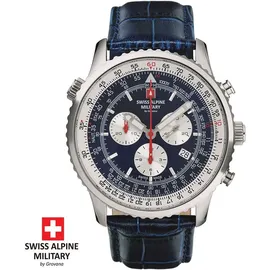 Swiss Alpine Military Spirit Chrono Leder 7078,9535
