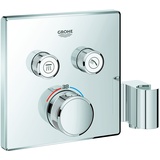 Grohe Grohtherm SmartControl Thermostat mit 2 Absperrventilen und integriertem Brausehalter (29125000)