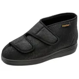 Fischer-Markenschuh Ortho Hausschuh Klettverschluss, Weite K, Einlegesohle herausnhembar, Frotteefutter 48 EU
