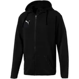 Puma LIGA Casuals Hoody Jacket Jacke, Schwarz