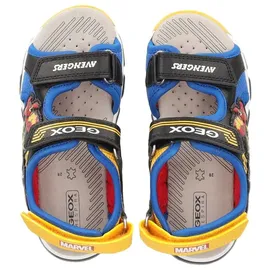 GEOX Android Sandalen Black / Royal 33