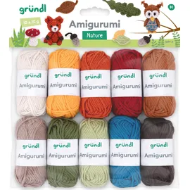 120 Häkelgarn Amigurumi Grün 10 g 10 St.