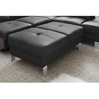 exxpo - sofa fashion Hocker »Mantua 2«, schwarz